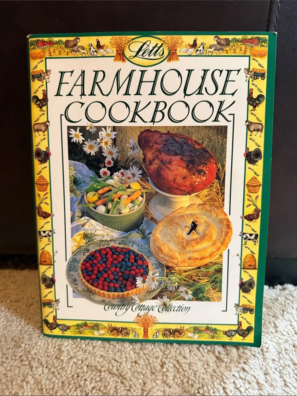 Farmhouse Cookbook - Green/Yellow Cover